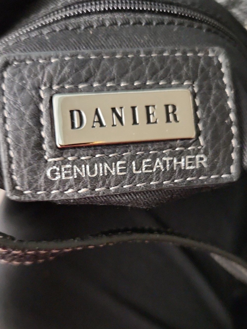 Danier Black Pebble leather mini bag